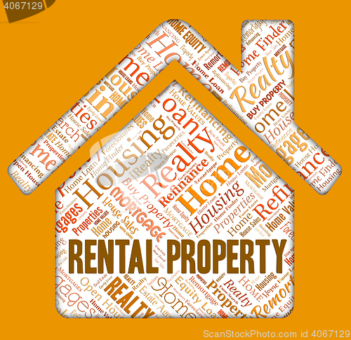 Image of Rental Property Represents Real Estate And Apartments