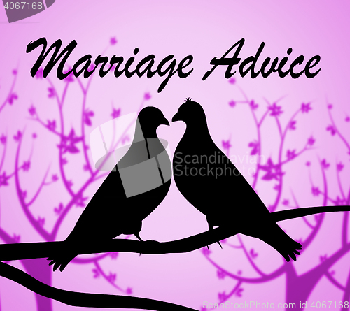 Image of Marriage Advice Represents Advisor Help And Couple