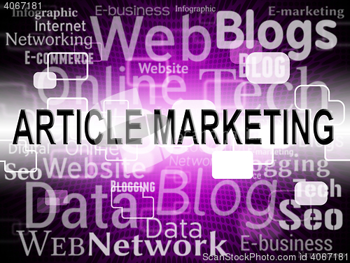 Image of Article Marketing Means Search Engine And Articles