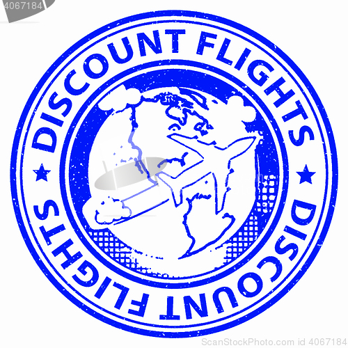 Image of Discount Flights Means Bargains Reduction And Fly