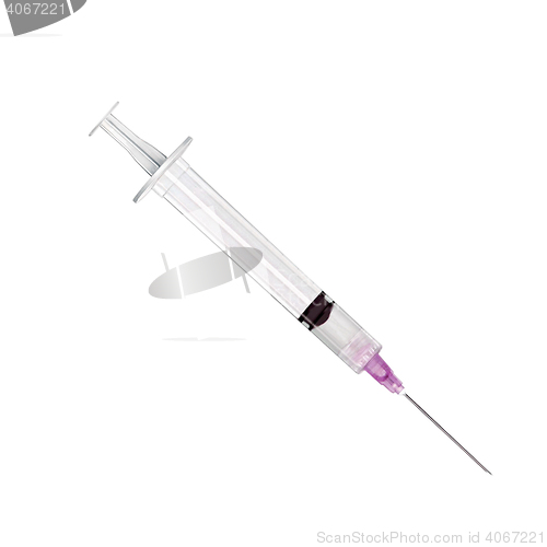 Image of Syringe isolated on white