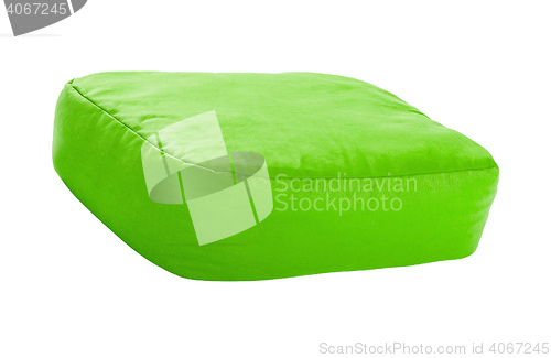 Image of green pillows isolated on white