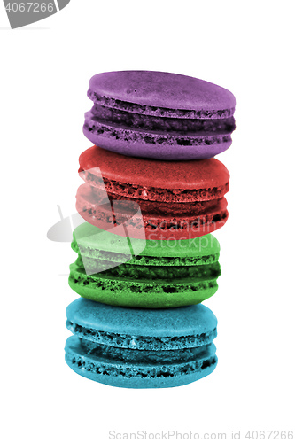 Image of Colourful tasty macaroons