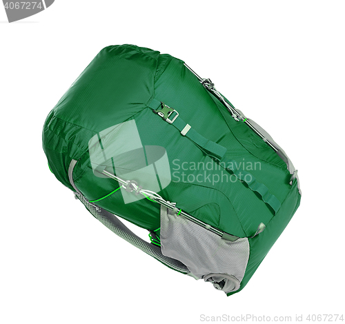 Image of  tourist backpack isolated