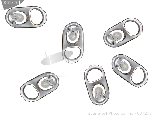 Image of ring pull isolated 