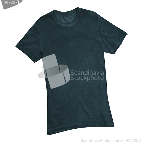 Image of Gray tshirt isolated