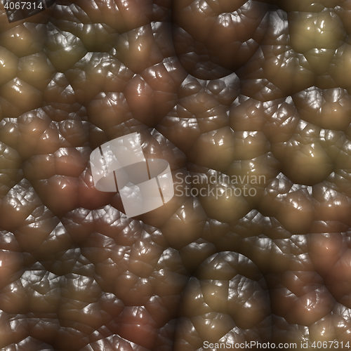 Image of Slimy organic tissue 3d rendering