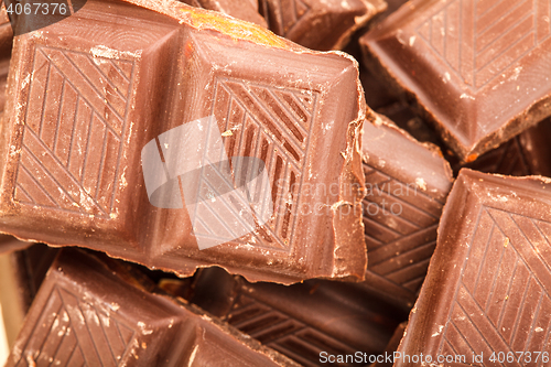 Image of Broken Chocolate Bar