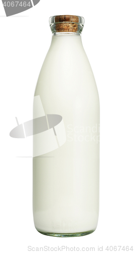 Image of Bottle of milk isolated 