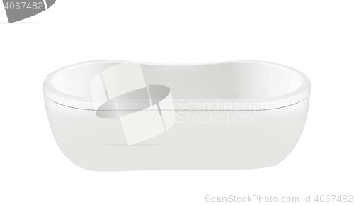 Image of White bathtub