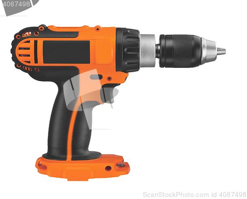 Image of drill on white background