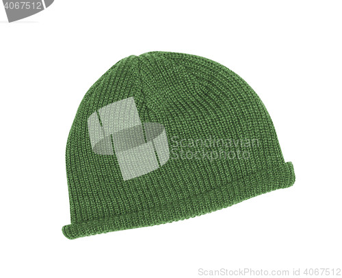 Image of knitted hat isolated