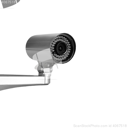 Image of security camera isolated on white