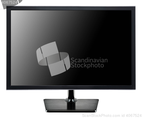 Image of TV flat screen isolated 