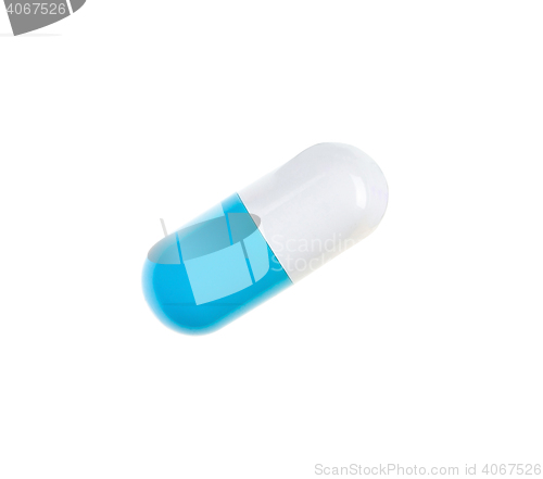 Image of pill on white background