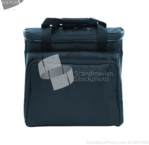 Image of Blue bag isolated