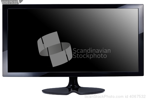 Image of monitor isolated on white