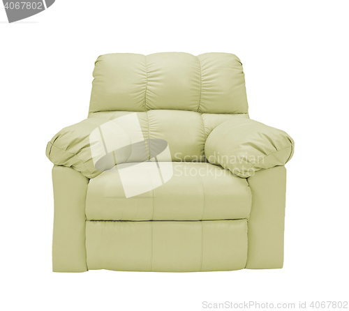 Image of White chair isolated on white
