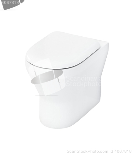 Image of toilet bowl isolated