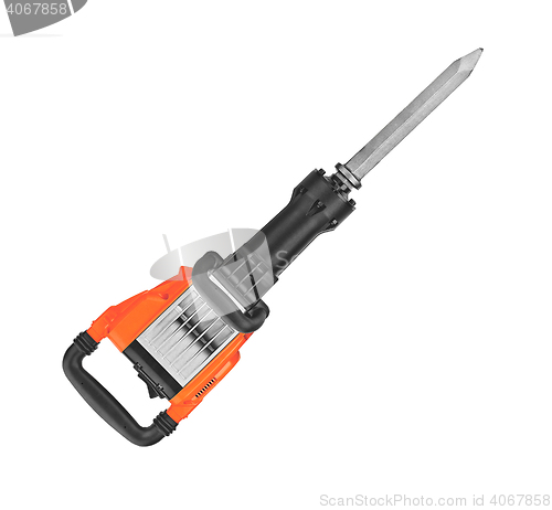 Image of Jackhammer on white background