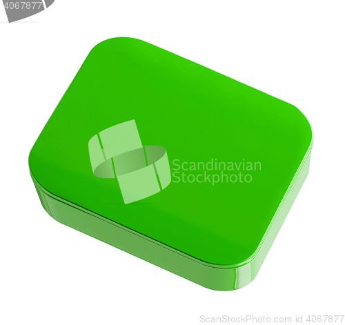 Image of green Metal box