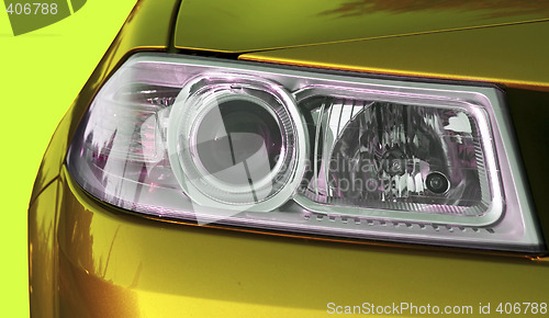 Image of Car headlight