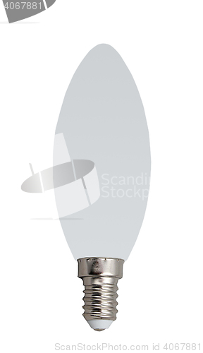 Image of Light bulb on white background