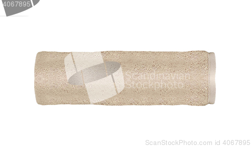 Image of one towel isolated