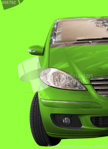 Image of Green car