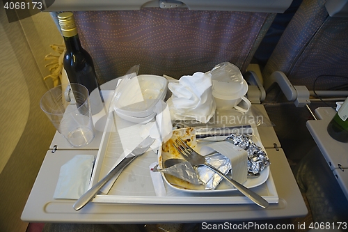 Image of Airline food consumed