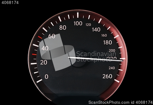 Image of Speedometer of a car