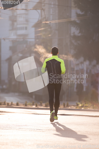 Image of jogging man portrait