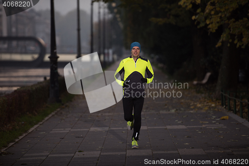 Image of man jogging