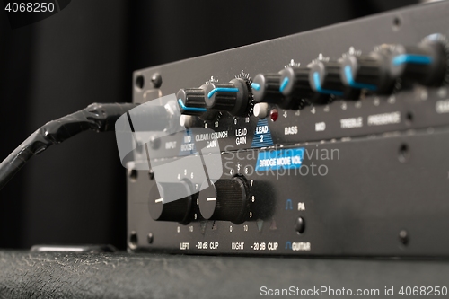 Image of Guitar Amplifier Detail