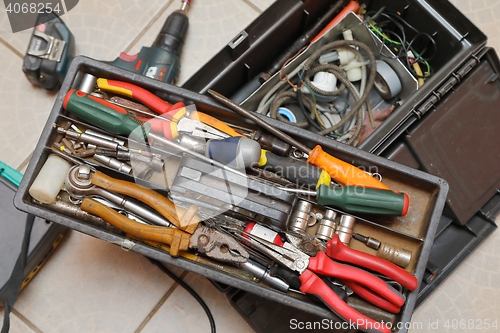 Image of Box of tools