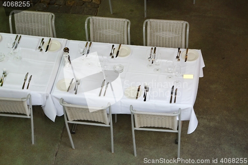 Image of Table at a restaurant