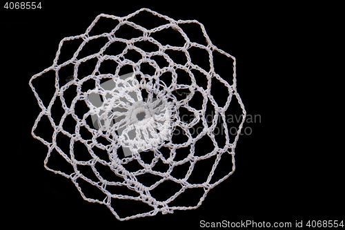 Image of white christmas snowflake