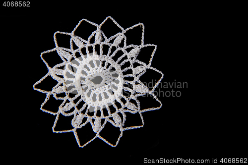 Image of white christmas snowflake