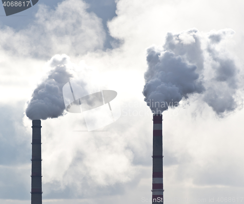 Image of smoking chimney