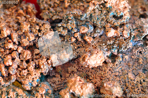 Image of copper metal texture