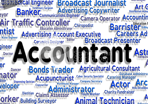 Image of Accountant Job Means Balancing The Books And Accounting