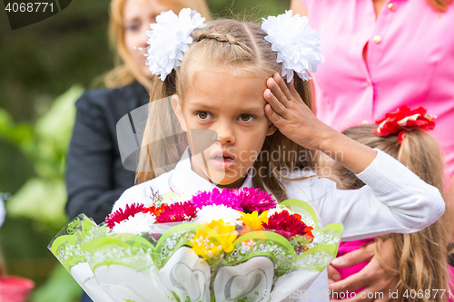 Image of In first-grade headache before going to school the first of September