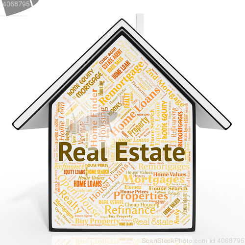 Image of Real Estate Represents Property Market And Homes