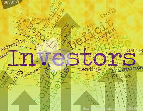 Image of Investors Word Means Return On Investment And Savings