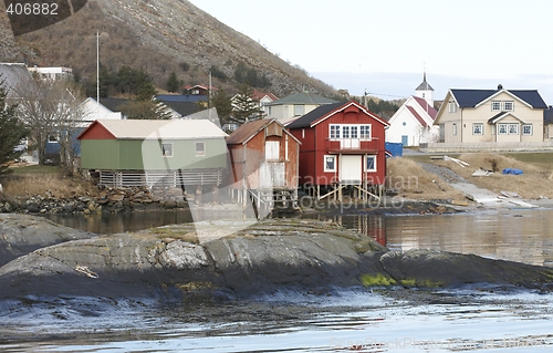 Image of Old Norwegian seahouse.