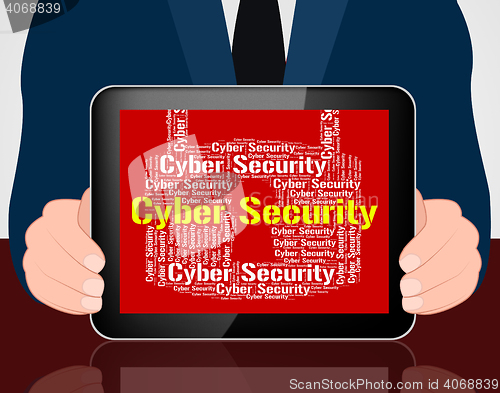 Image of Cyber Security Indicates World Wide Web And Protect