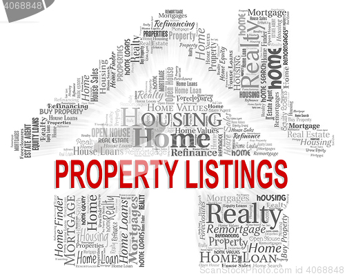 Image of Property Listings Means For Sale And Advertising