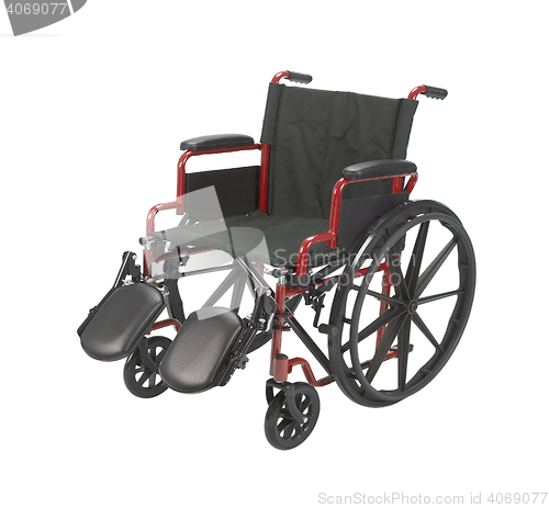 Image of wheelchair Isolated on white 