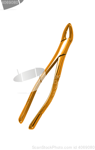 Image of Little golden hair tweezers