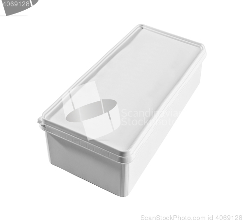 Image of Plastic food box isolated